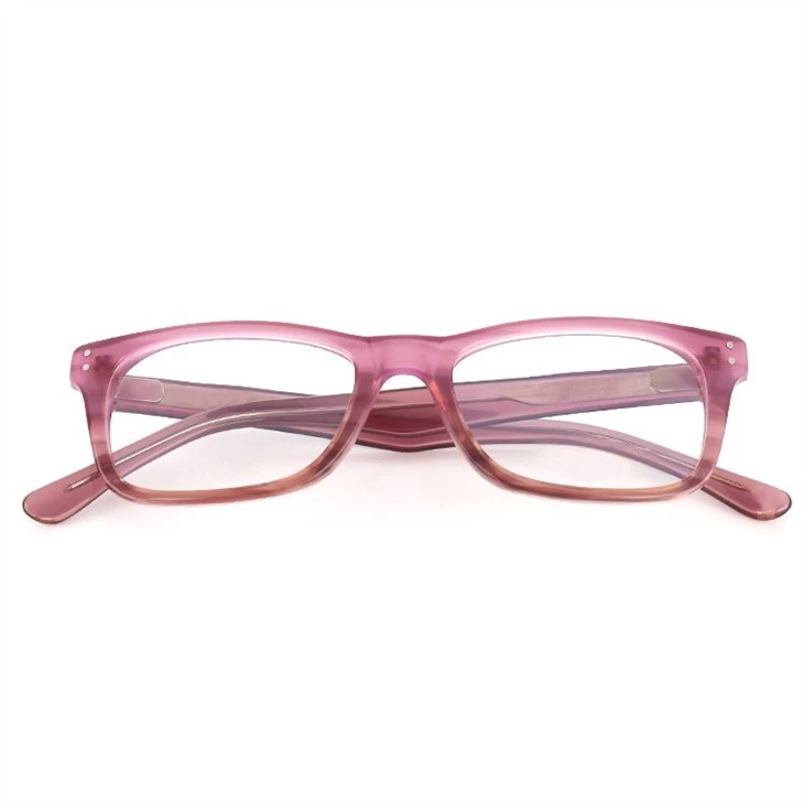 Pink Clear Anti Glare Frames For Women Glasses